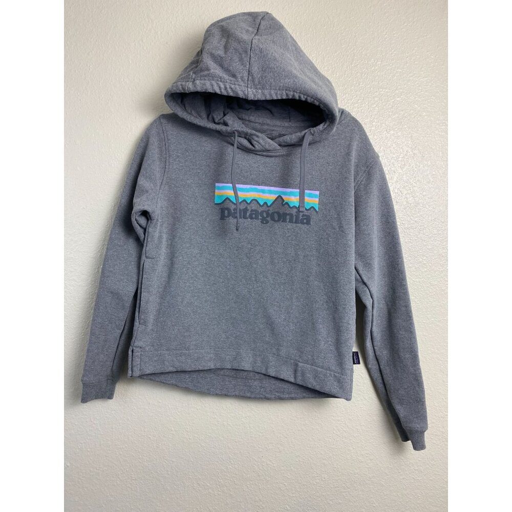Patagonia Uprisal Hoody Gray Hoodie Size XS Pockets Outdoor‎ Athleisure Logo
